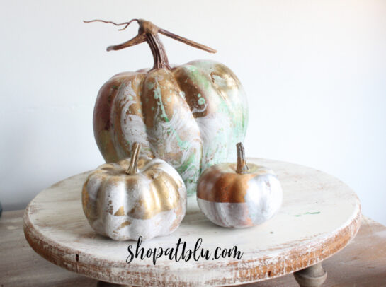 How to Customize Pumpkins using the Hydro Dip Technique - Shop at Blu