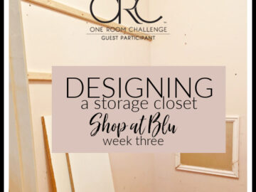 shopatblu how to build closet shelves graphic