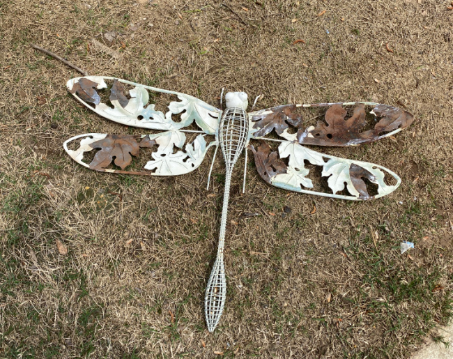 shopatblu how to refresh metal garden decor dragon fly before