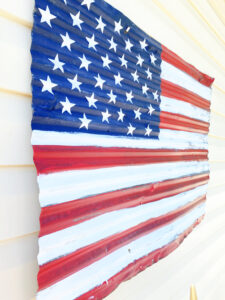 How to Make a Barn Metal American Flag - Shop at Blu