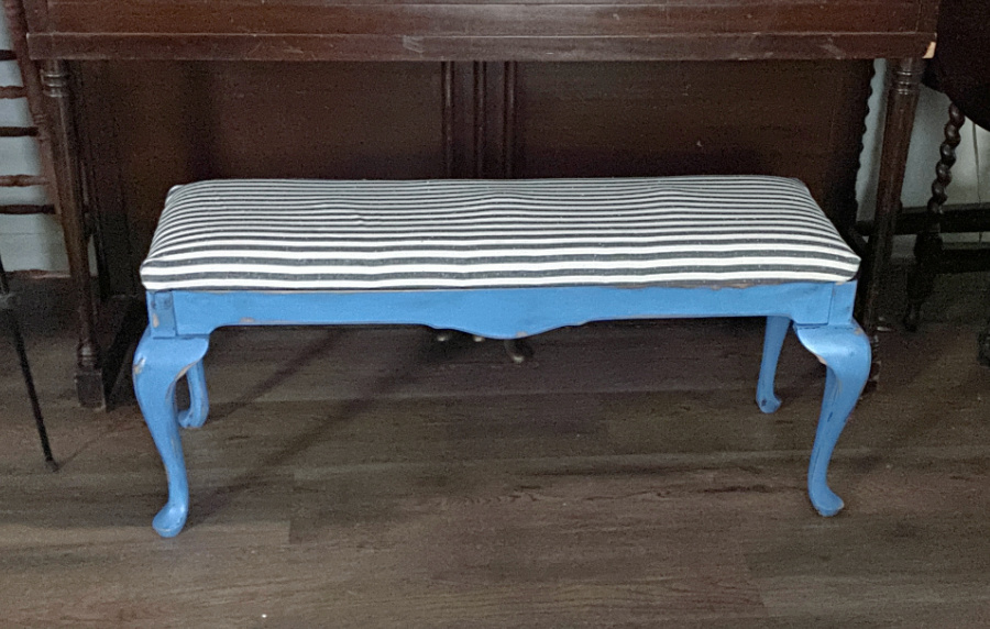 shopatblu diy upcycled piano bench renewed