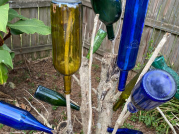 shopatblu wine bottle tree homemade