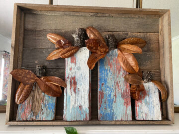 shopatblu the blue building antiques vintage wood pumpkins wall decor